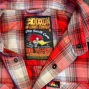 90 year anniversary dixxon flannel, size small, barely worn good condition
